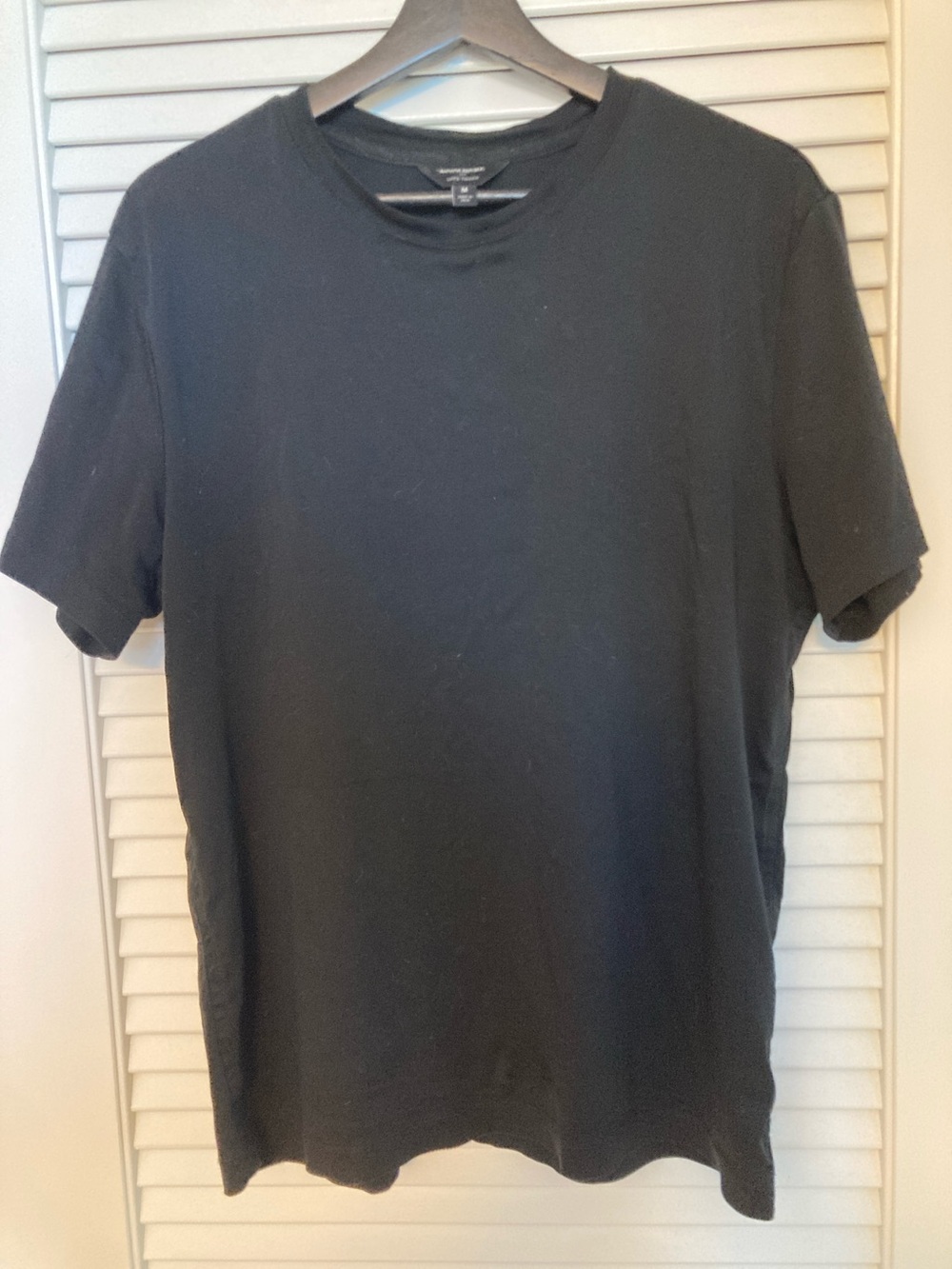 Banana Republic Men's Black Crewneck Short Sleeve Tee